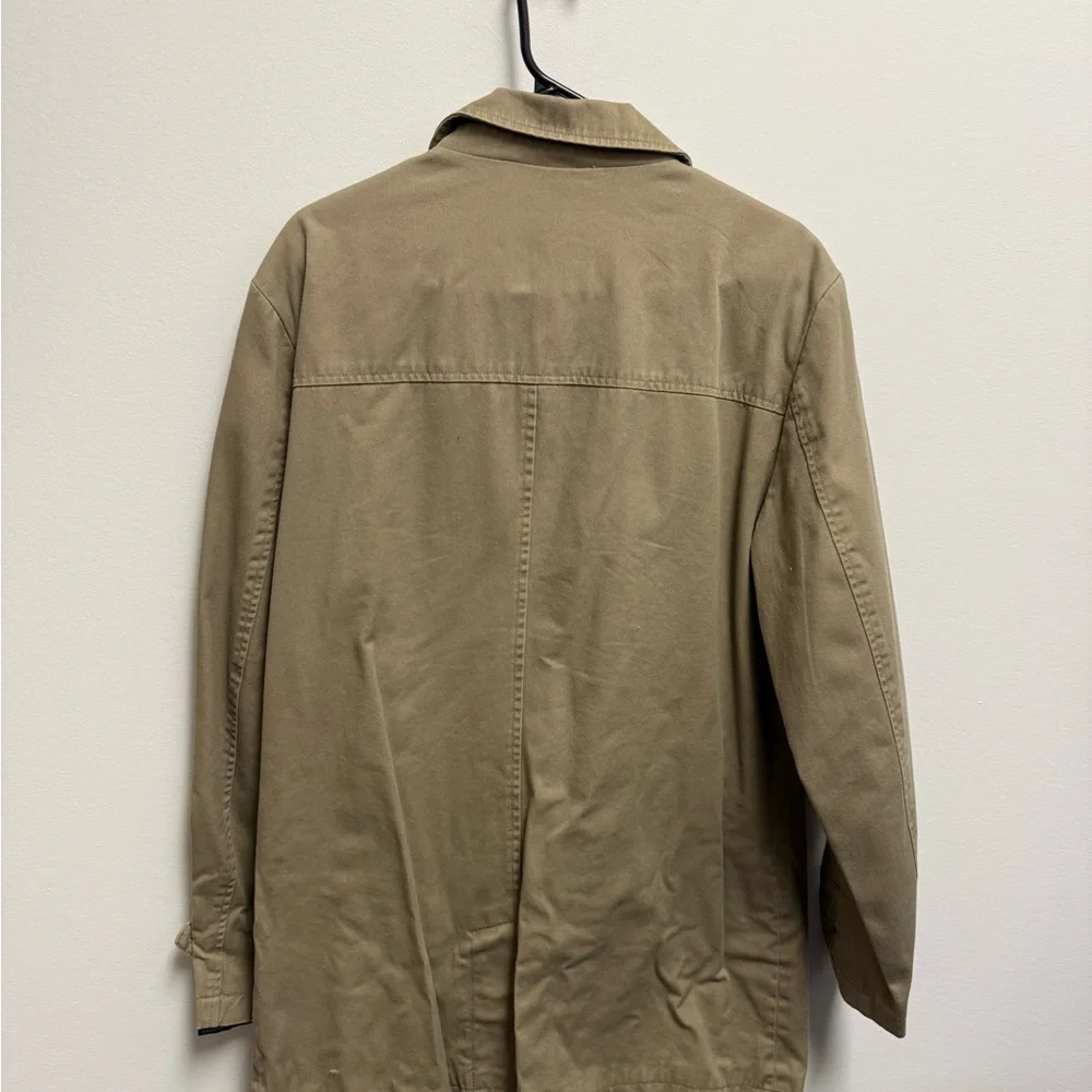 Classic Men's Tan Trench Coat - Picture 3 of 3